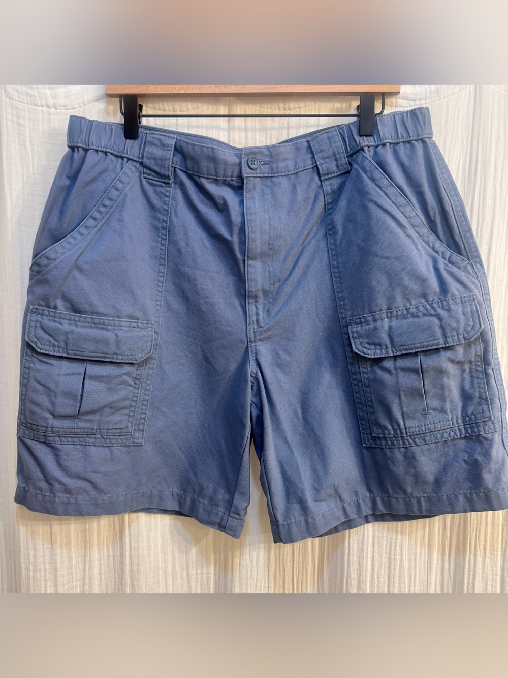 Savane Men's Hiking Cargo Shorts in “Captains Blue" Size 36